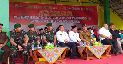 Wabup Halim Wakili Kuansing Apel Tiga Pilar di RTH Rengat